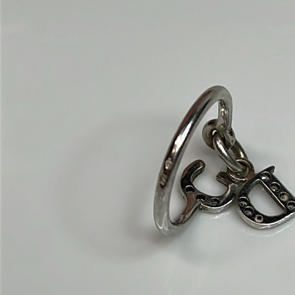 DIOR OPEN INITIAL DIAMOND RING - Picture 4 of 6